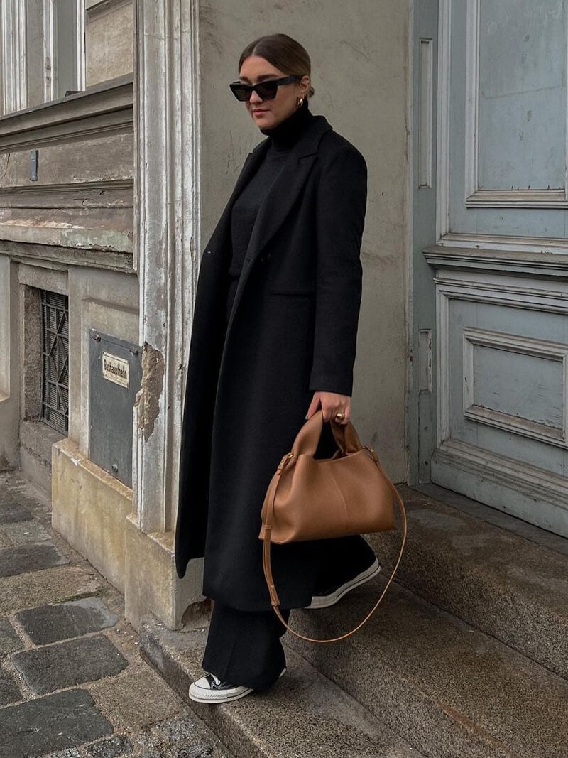Lena | Umhängetasche damen – Handtasche mit Reißverschluss
