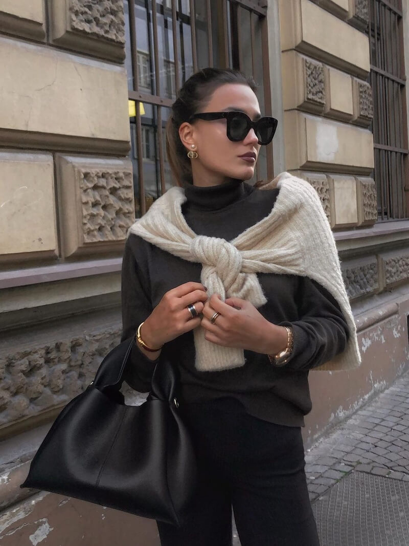 Lena | Umhängetasche damen – Handtasche mit Reißverschluss