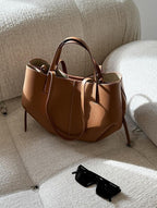 Viktoria | Luxuriöse Leder Shopper