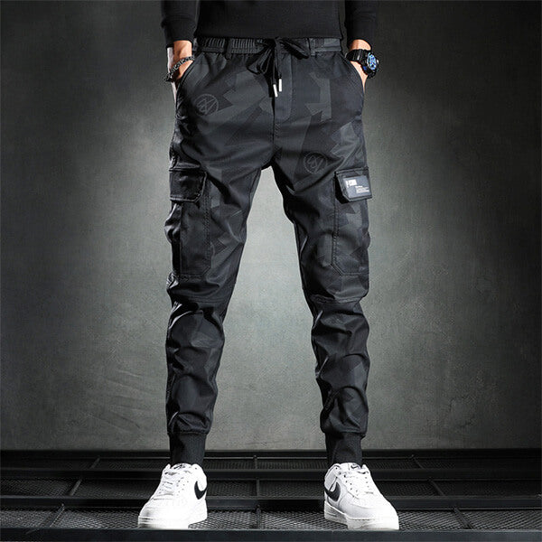 Drune - Camouflage Cargo Freizeit-Herrenhose
