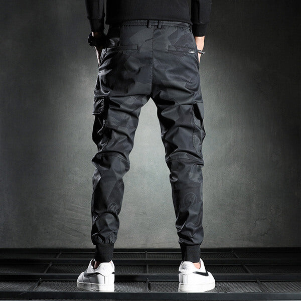 Drune - Camouflage Cargo Freizeit-Herrenhose