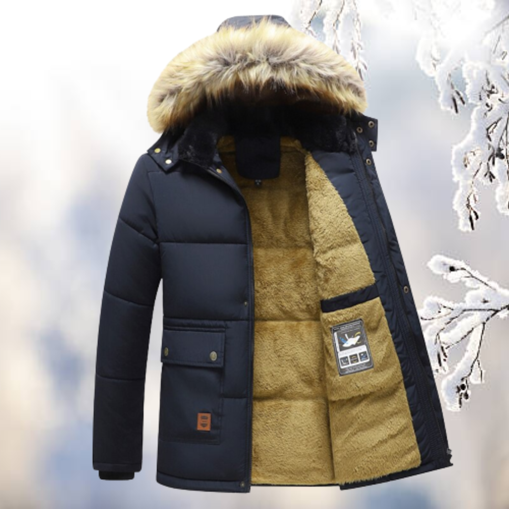 Drune - Bleiben Sie warm und stilvoll mit dem winddichten Parkas mit Fellkapuze