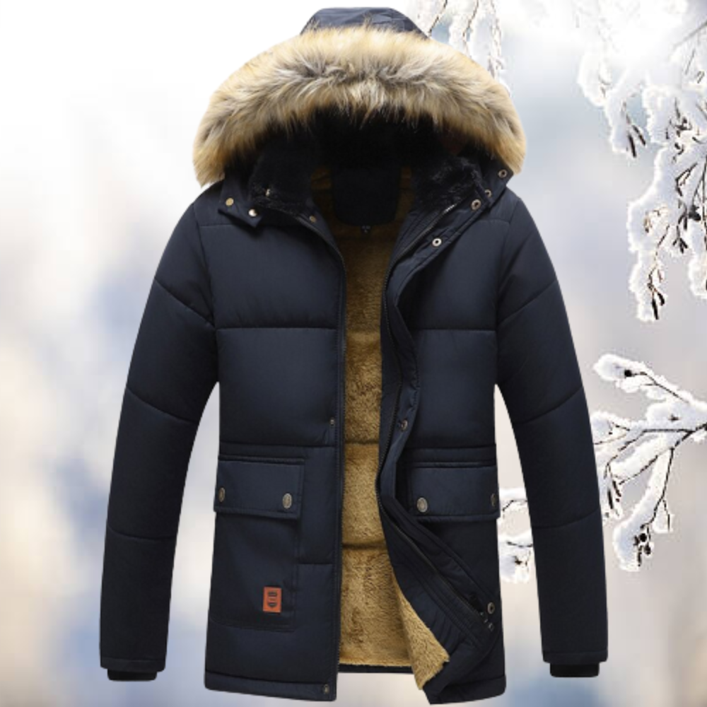 Drune - Bleiben Sie warm und stilvoll mit dem winddichten Parkas mit Fellkapuze