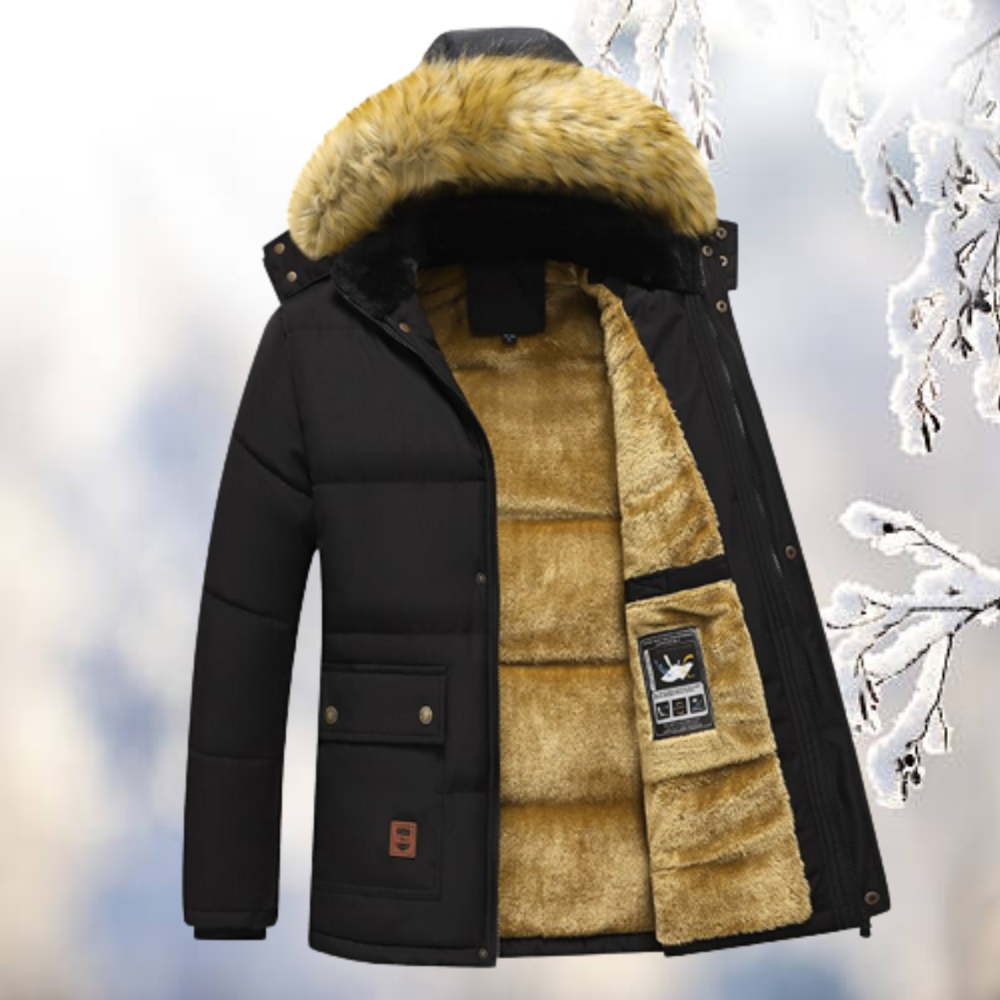 Drune - Bleiben Sie warm und stilvoll mit dem winddichten Parkas mit Fellkapuze