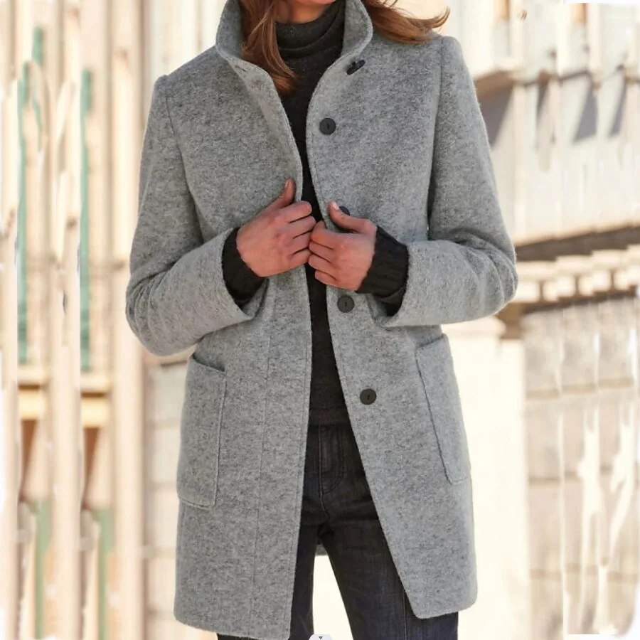 Rebecca | Eleganter Wollmantel