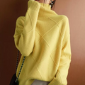 Drune Hannover - Lose Rollkragenpullover Strickjacke