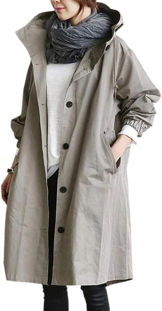 Katja | Modischer langer Trenchcoat Damen Wechsel Saison 2023
