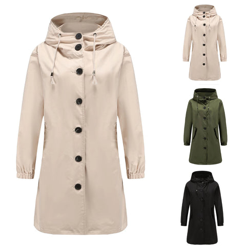 Katja | Modischer langer Trenchcoat Damen Wechsel Saison 2023