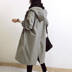Katja | Modischer langer Trenchcoat Damen Wechsel Saison 2023