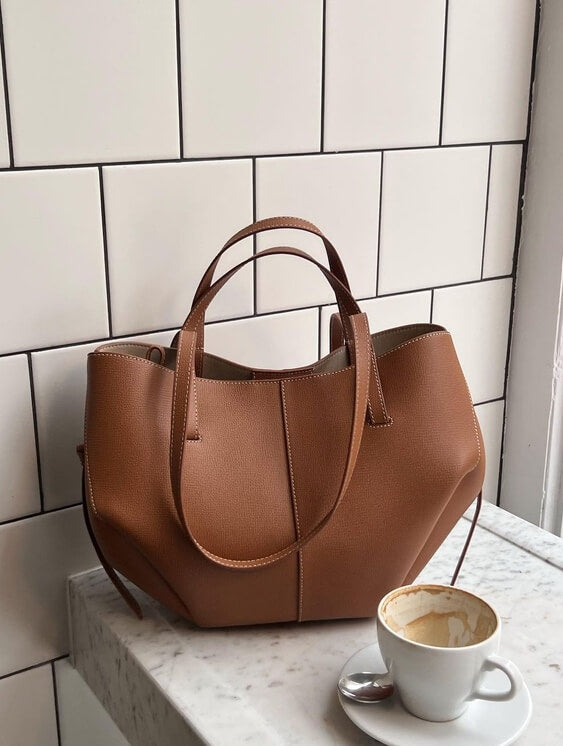 Grete | Vintage Tote Bag damen – Geräumige Umhängetasche