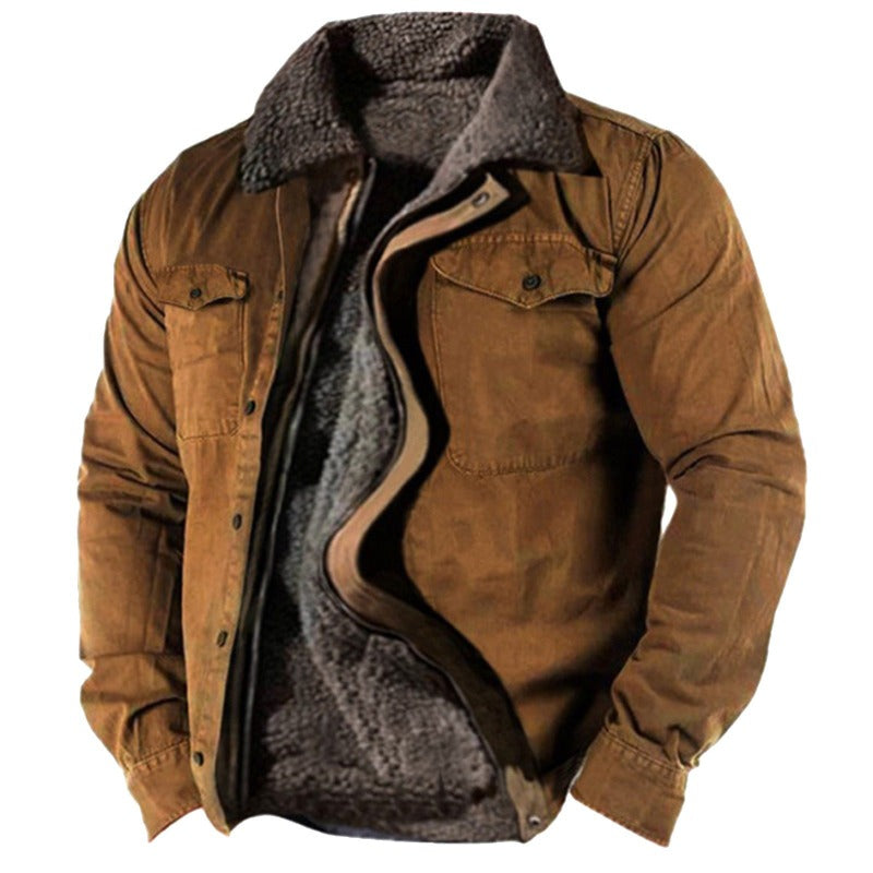 Arno | Warme Winterjacke Mit Pelzfutter Für Männer