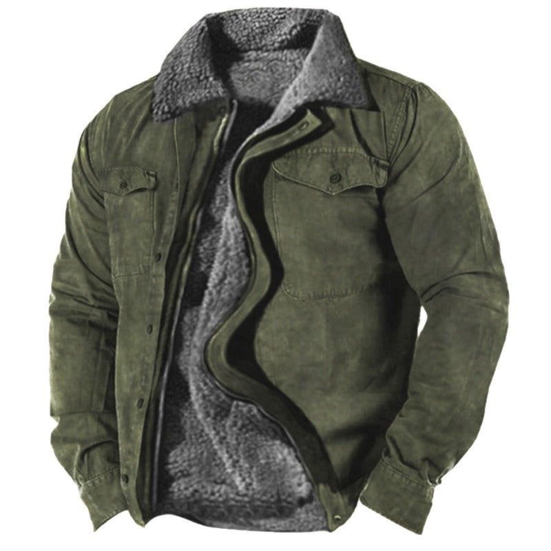 Arno | Warme Winterjacke Mit Pelzfutter Für Männer