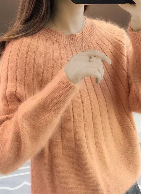 Melanie | Flauschiger Kaschmir-Strickpullover