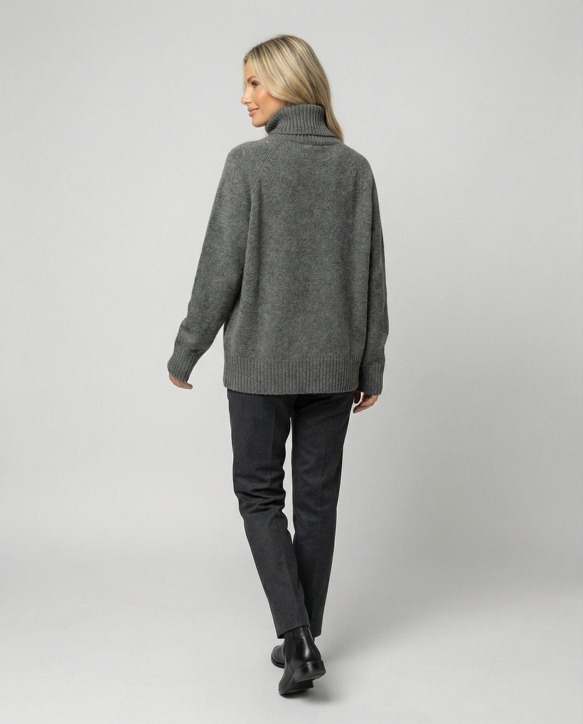 Drune - Lässiger Kaschmir Rollkragenpullover, Weiche & Bequeme Passform