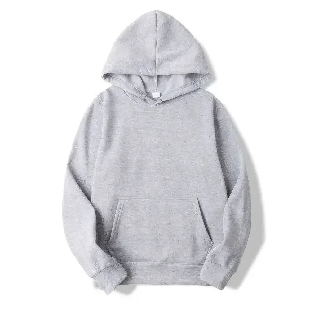 Drune | Herren Blau Kapuzenpulli Übergröße Kapuzenpullover