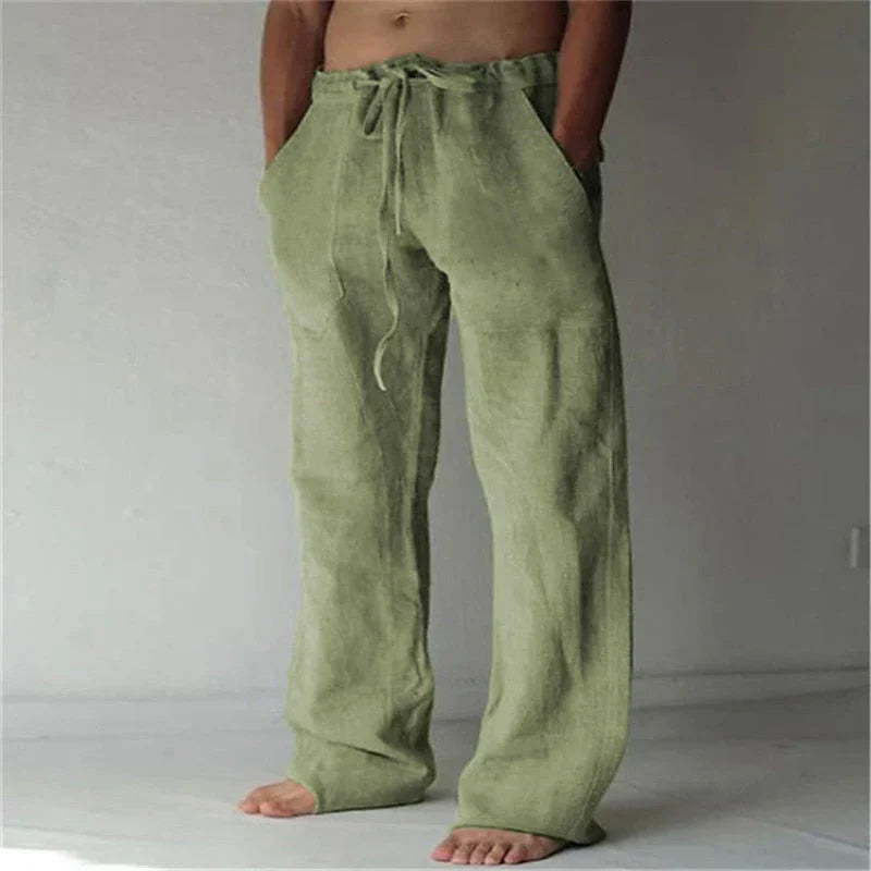 Drune | Herren Baggy Leinenhose