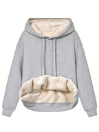 Kira | Warme Winterkuscheligkeit mit Fleece Hoodie