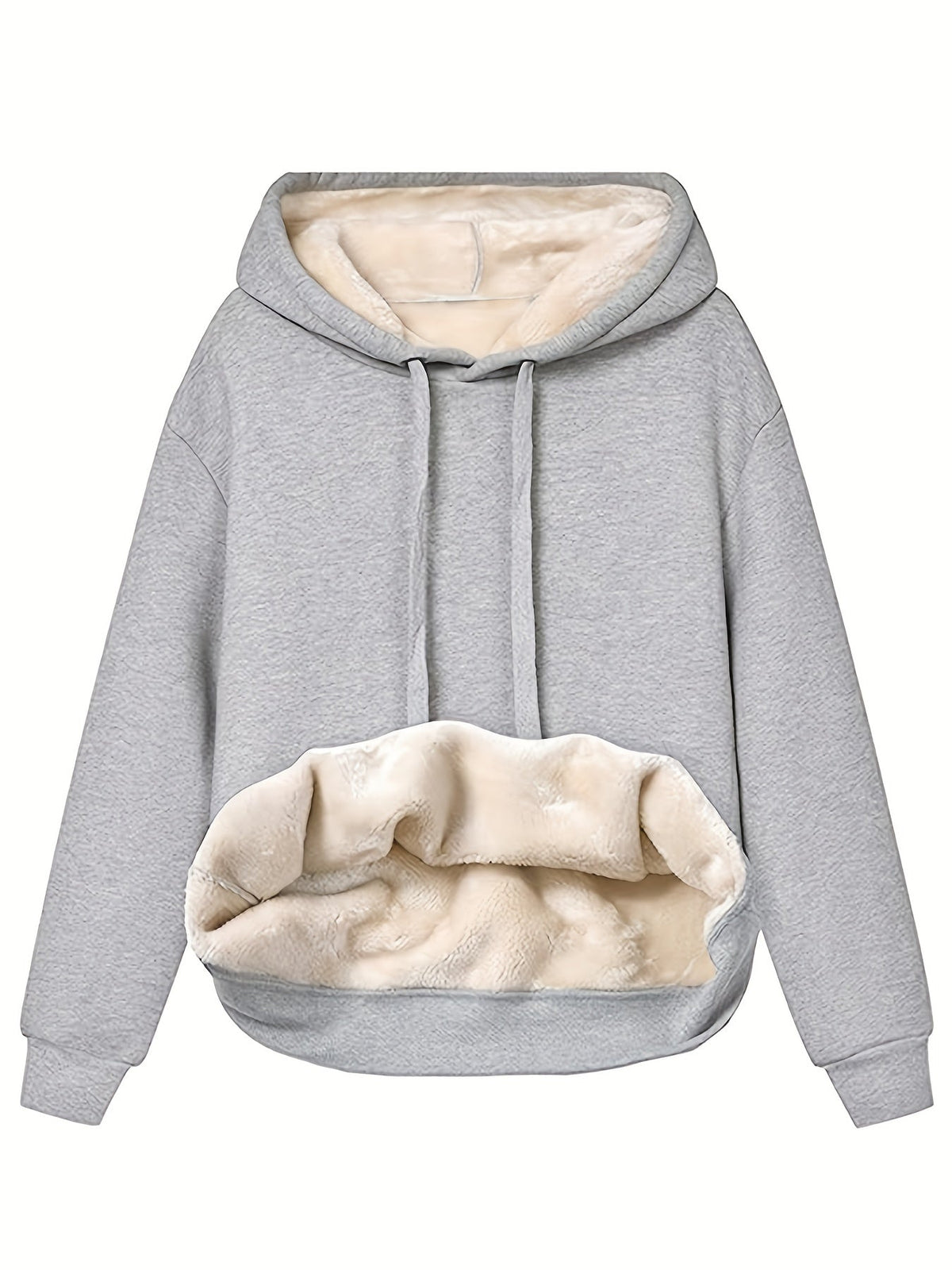 Kira | Warme Winterkuscheligkeit mit Fleece Hoodie