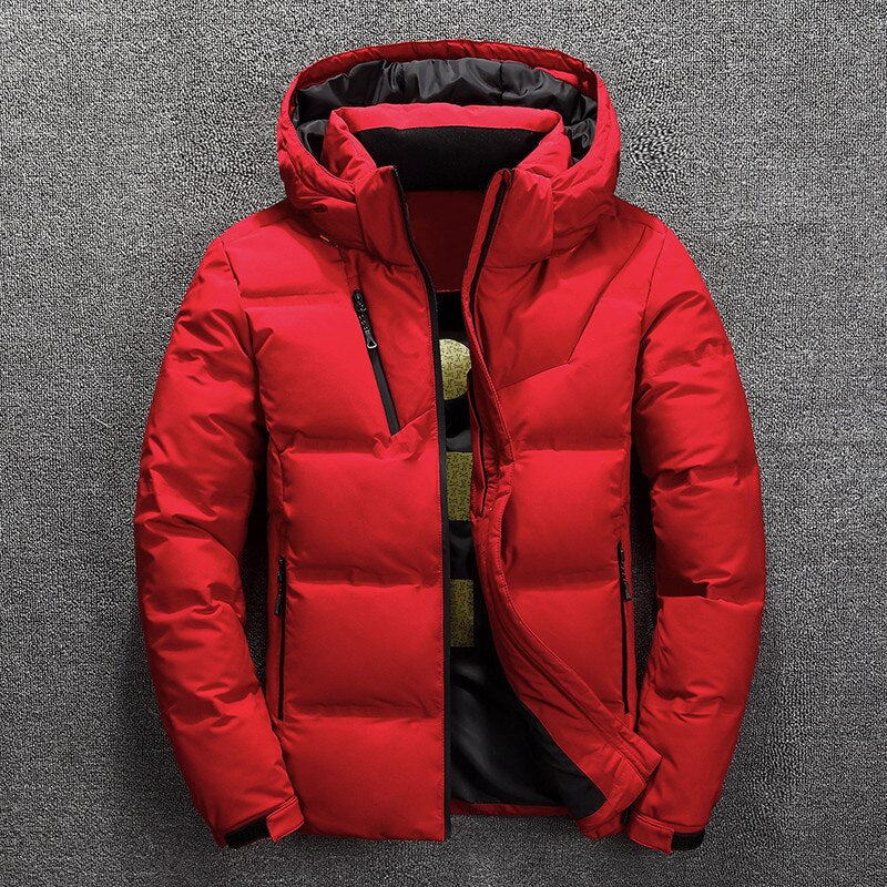 Drune - Extra warme abnehmbare Winterjacke mit Kapuze