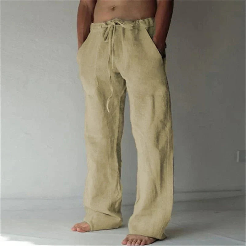 Drune | Herren Baggy Leinenhose