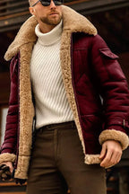 Herren Winterjacke im Camel-Stil