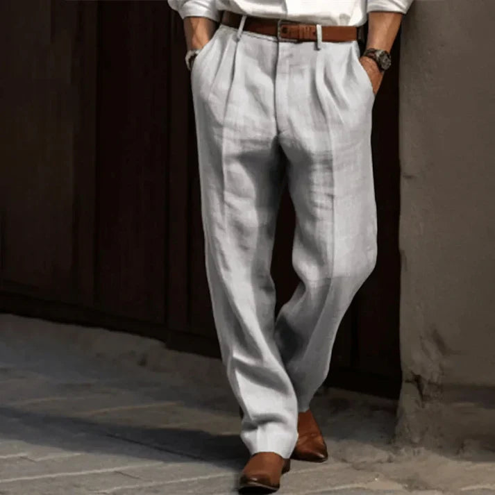 Drune | Elegante Gerade Geschnittene Hose Für Männer