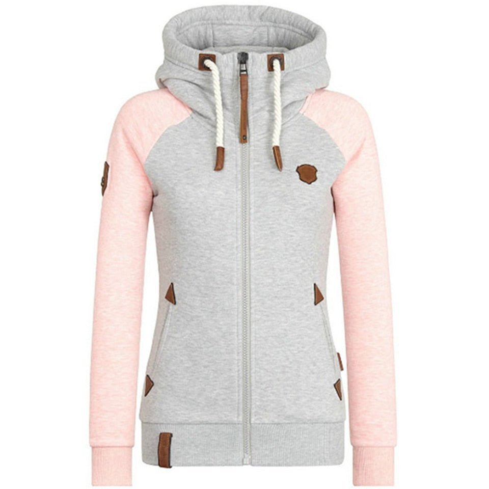 Tina | Damen Hoodie mit Reißverschluss