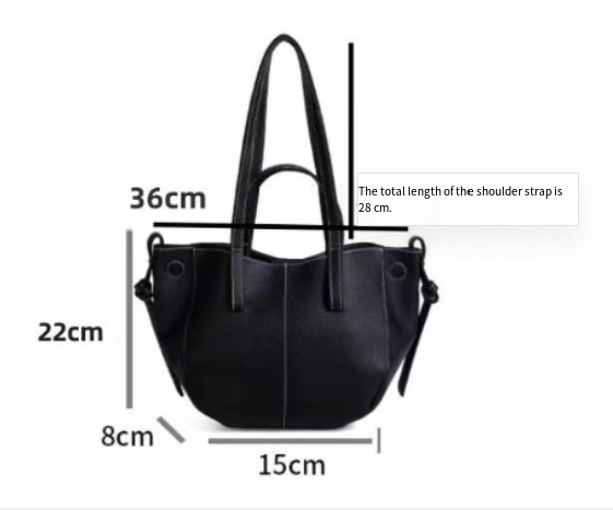 Viktoria | Luxuriöse Leder Shopper