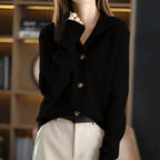 Irina | Damen Kaschmir-Strickjacke