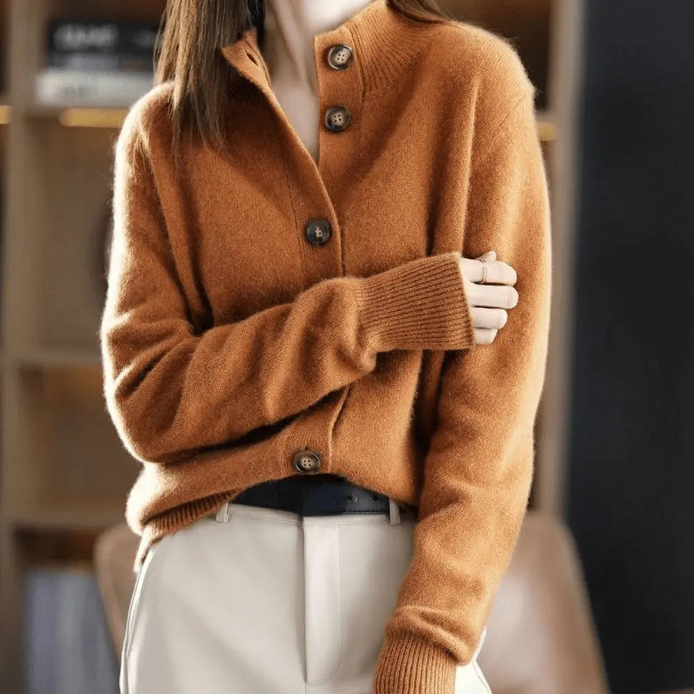 Irina | Damen Kaschmir-Strickjacke