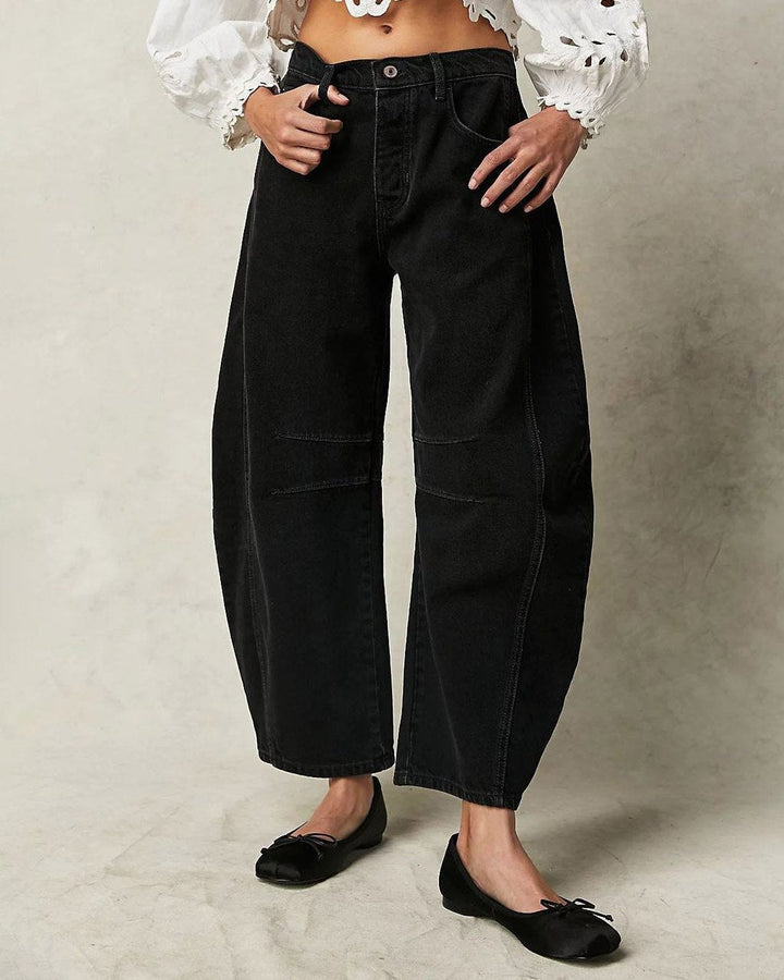 Elisa | Damen-Jeans mit geradem Schnitt aus Denim