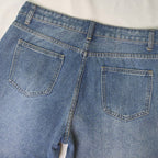 Mirazo Weit geschnittene Jeanshose – Stylische Damenjeans im Boyfriend Fit