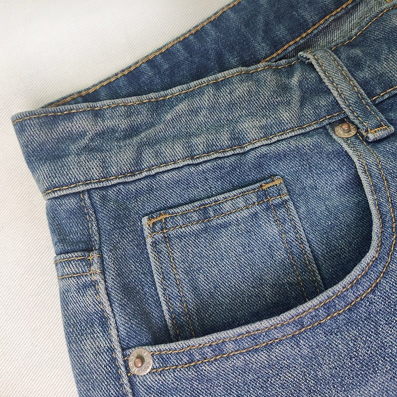 Mirazo Weit geschnittene Jeanshose – Stylische Damenjeans im Boyfriend Fit