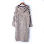 Ida | Warme Damen-Strickjacke mit Kapuze