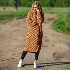 Ida | Warme Damen-Strickjacke mit Kapuze