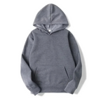 Drune | Herren Blau Kapuzenpulli Übergröße Kapuzenpullover