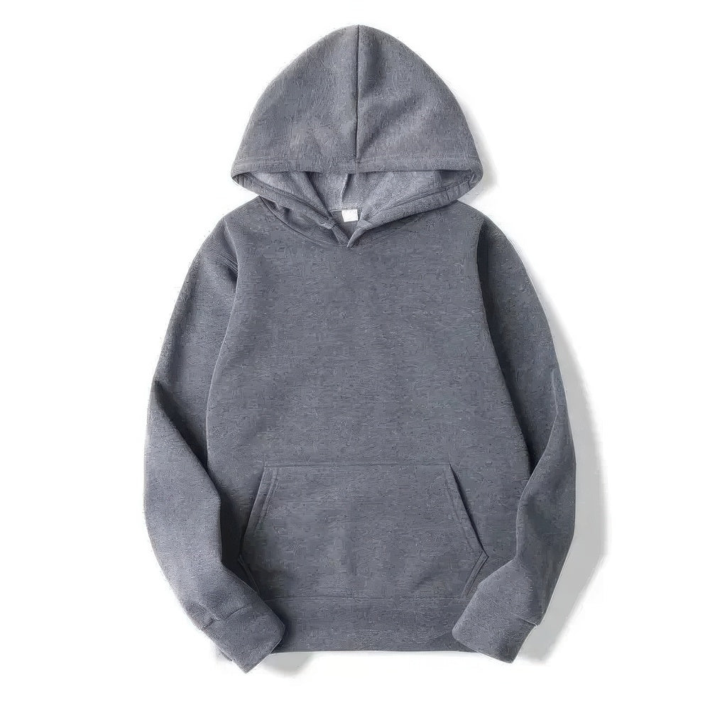 Drune | Herren Blau Kapuzenpulli Übergröße Kapuzenpullover