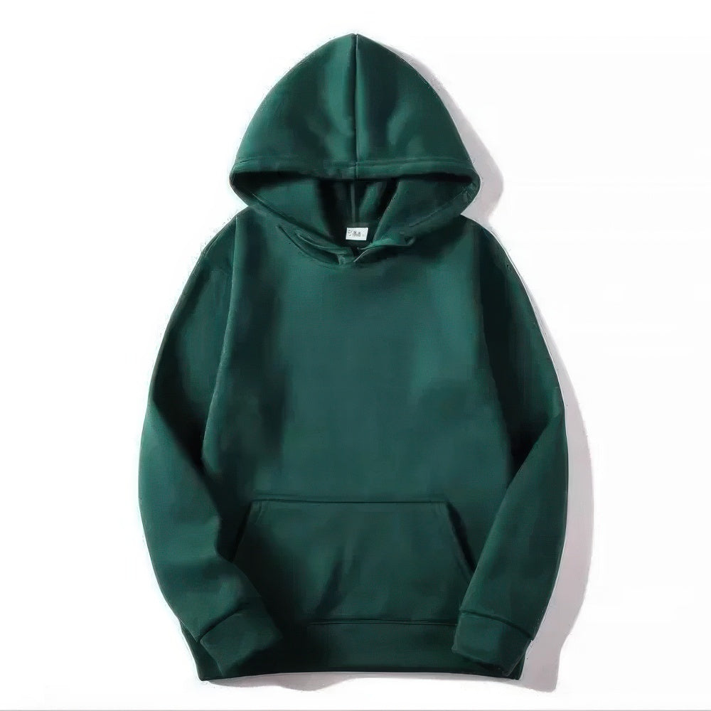 Drune | Herren Blau Kapuzenpulli Übergröße Kapuzenpullover