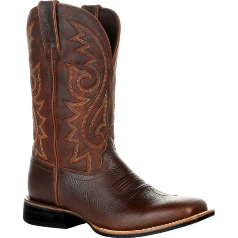 Drune | Herren Schwarz Western Cowboystiefel